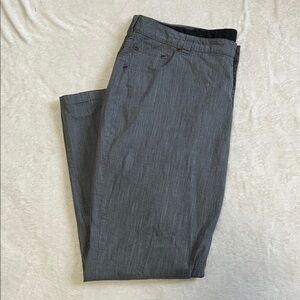 Men’s Comfort Pant 98% Cotton Grey Business Casual Office Wear Size 46/32